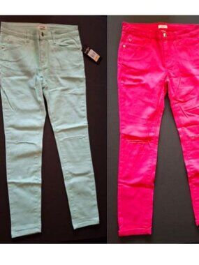 NEW Bebe girls 2 jeans - size 14